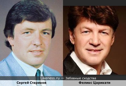 Сергей Стариков похож на Феликса Царикати