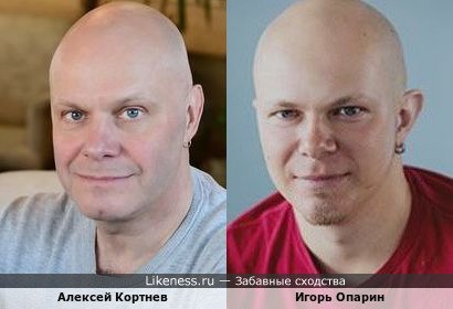 Игорь Опарин похож на Алексея Кортнева