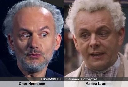 Майкл Шин похож на Олега Нестерова