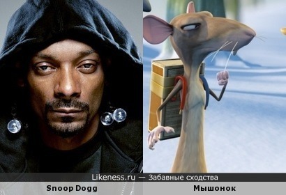 Snoop Dogg похож на Мышонока