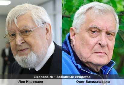 Лев Николаев похож на Олега Басилашвили