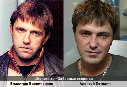 Владимир Вдовиченков похож на Алексея Потехина
