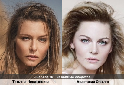 Татьяна Чердынцева похожа на Анастасию Стежко