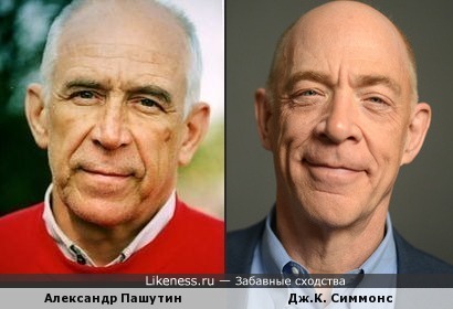 Александр Пашутин и Дж.К. Симмонс