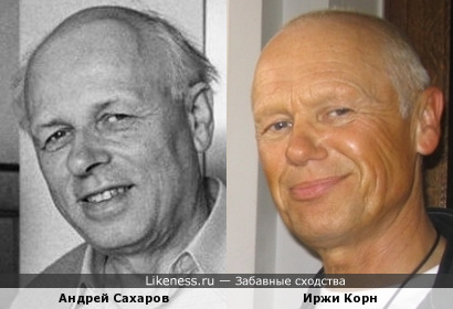 Андрей Сахаров похож на Иржи Корна