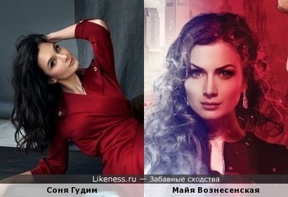 Блогер жж Соня Гудим похожа на Майю Вознесенскую