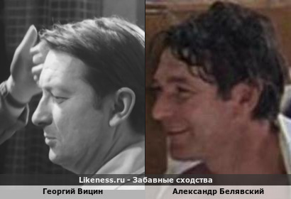 Георгий Вицин похож на Александра Белявского