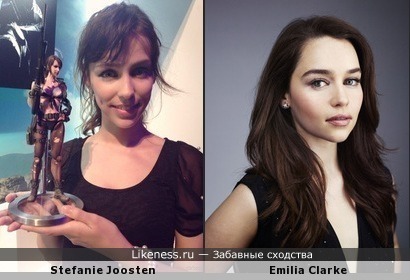 Stefanie Joosten похожа на Emilia Clarke