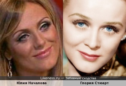 Юлия Началова и Глория Стюарт