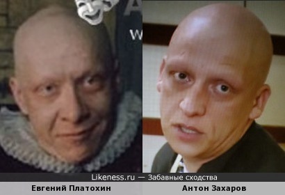 Евгений Платохин похож на Антона Захарова