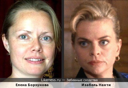 Елена Борзунова и Изабель Нанти