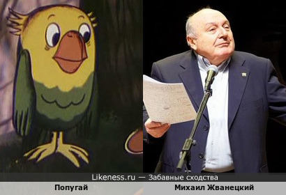 Попугай и Михаил Жванецкий