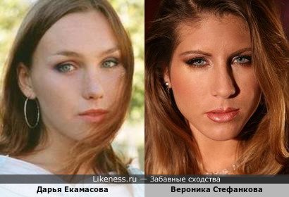 Дарья Екамасова и Вероника Стефанкова