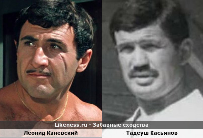 Леонид Каневский похож на Тадеуша Касьянова