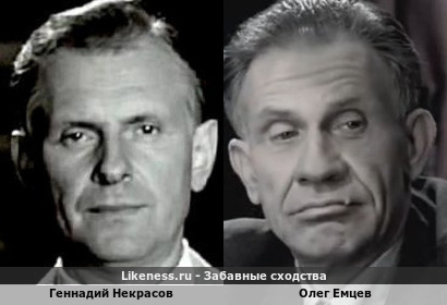 Геннадий Некрасов похож на Олега Емцева