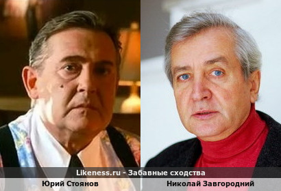 Юрий Стоянов похож на Николая Завгороднего