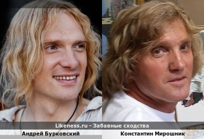 Андрей Бурковский похож на Константина Мирошника