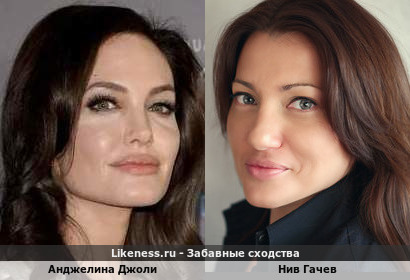 Анджелина Джоли похожа на Нив Гачев