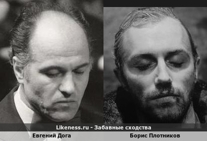 Евгений Дога похож на Бориса Плотникова