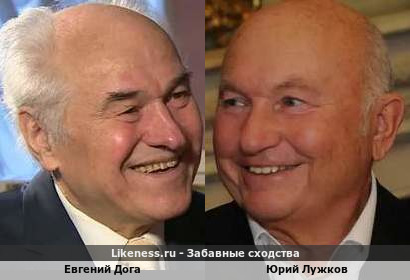 Евгений Дога похож на Юрия Лужкова