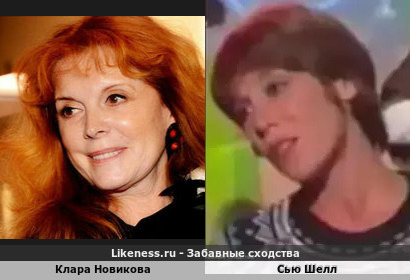 Клара Новикова похожа на Сью Шелл