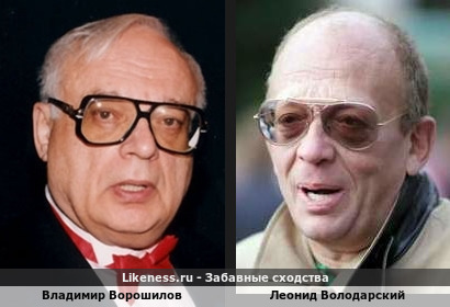 Владимир Ворошилов похож на Леонида Володарского