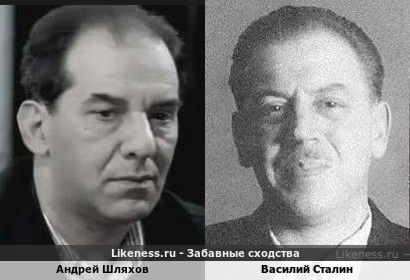 Андрей Шляхов похож на Василия Сталина