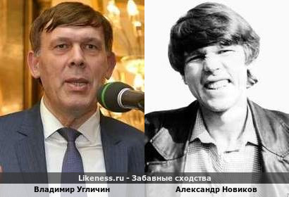 Владимир Угличин похож на Александра Новикова