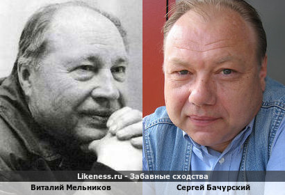 Виталий Мельников похож на Сергея Бачурского
