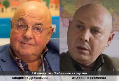 Владимир Долинский похож на Андрея Пархоменко