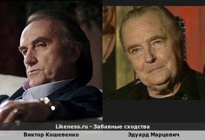 Виктор Кошевенко похож на Эдуарда Марцевича