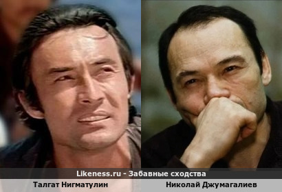 Талгат Нигматулин похож на Николая Джумагалиева