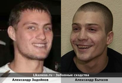 Александр Задойнов похож на Александра Бычкова