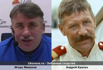 Игорь Минаков похож на Андрея Краско