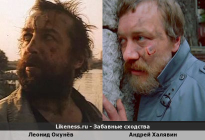 Леонид Окунёв похож на Андрея Халявина