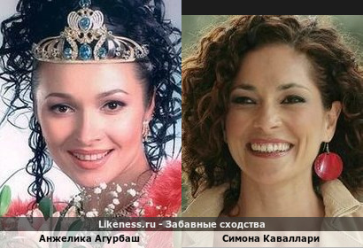 Анжелика Агурбаш похожа на Симону Каваллари