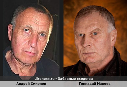 Андрей Смирнов похож на Геннадия Макоева
