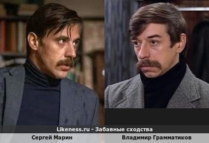 Сергей Марин похож на Владимира Грамматикова