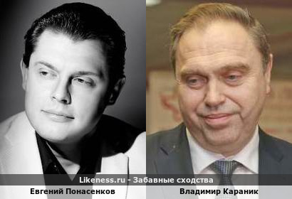Евгений Понасенков похож на Владимира Караника