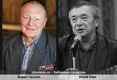 Борис Галкин похож на Юлия Кима