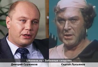 Дмитрий Суржиков похож на Сергея Лукьянова
