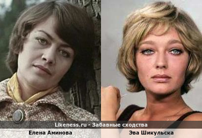 Елена Аминова похожа на Эву Шикульску