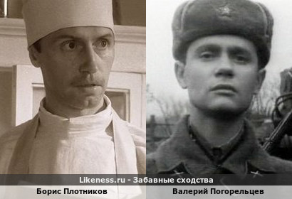 Борис Плотников похож на Валерия Погорельцева