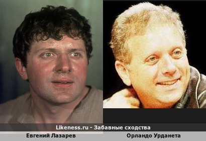 Евгений Лазарев похож на Орландо Урданету