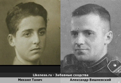 Михаил Танич похож на Александра Вишневского