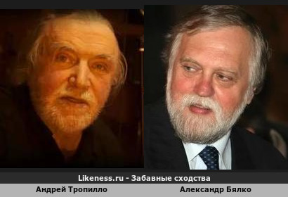 Андрей Тропилло похож на Александра Бялко
