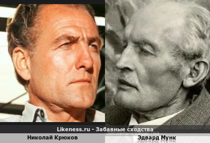 Николай Крюков похож на Эдварда Мунка
