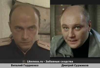 Виталий Гордиенко похож на Дмитрия Суржикова