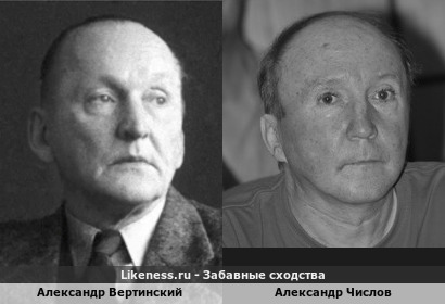 Александр Вертинский похож на Александра Числова