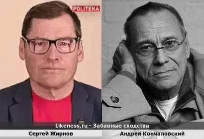 Сергей Жирнов похож на Андрея Кончаловского